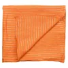 Baumwollschal – orange – silberner Lurex – quadratischer Produktbild-Vorschau 4