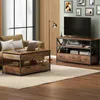 Holzcoffee Table Loft Foldable Drawers Living Room Table Produktbild-Vorschau 3