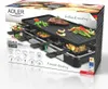 ADLER ELEKTRICKÝ GRIL 4 v 1 Raclette 1400W 8 osôb Náhľad obrázku produktu 13