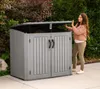 Lifetime Phil Kunststoff Mülltonnenbox 2x240 L| Grau Produktbild-Vorschau 8