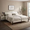 Letto imbottito ML-Design 180x200 cm, beige, letto Anteprima dell’immagine prodotto 10