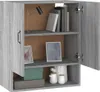 vidaXL Wandschrank Grau Sonoma 60x31x70 cm Holzwerkstoff Produktbild-Vorschau 4