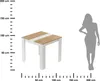 HowHomely | Esstische - FUTURE - 80 cm - Weiß/Nachbildung Produktbild-Vorschau 7