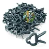 com-four® 60x Pflanzenklemmen groß - Rankhilfen zur Produktbild-Vorschau 1