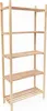 ROJAPLAST Regál dřevěný 170 × 75 × 30 cm, 5 polic Náhled obrázku produktu 1