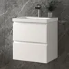 50 cm Badmöbel-Set Unterschrank mit Rechteckiges Produktbild-Vorschau 1