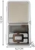 Mini digitálna vrecková váha 500g/0.1g | LCD Náhľad obrázku produktu 2