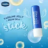 A marketing image for Vaseline lip therapy stick, with bubbles and wings graphics. Náhled obrázku produktu