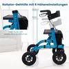 Rollator faltbar und leicht mit Sitz Aluminium bis 160 kg 2 Produktbild-Vorschau 5