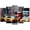 5-teiliges leinwandbild taxi times square new york 100x70 Produktbild-Vorschau 2