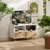 Meuble TV HOMCOM de 99 cm de long avec 2 étagères et un Voir les images du produit 6