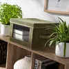 CALICOSY -  Aufbewahrungsbox aus Kordstoff in Khaki mit Produktbild-Vorschau 2