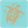 Wandtattoo - Wandaufkleber - Wandtattoo "Bubble Turtle" - Produktbild-Vorschau 2