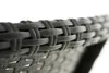 Close-up view of the woven texture of a dark gray outdoor furniture piece. Náhľad obrázku produktu