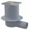 AlcaDrain Bodenablauf 105×105/50 mm mit einem waagrechten Produktbild-Vorschau 1