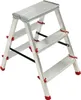 Escabeau 3 marches Marche-pied Aluminium Charge 125 kg Voir les images du produit 1