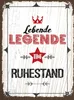 vianmo Holzschild 40x30 cm Lebende legende im Ruhestand Produktbild-Vorschau 1