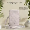 Guess Zip Triangle 4G - Borsa telefonica (nero) Anteprima dell’immagine prodotto 9