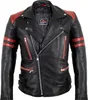 Retro Motorrad Lederjacke 80´s oldschool in verschieden Produktbild-Vorschau 1