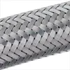 Close-up of a braided metal hose. Produktbild-Vorschau