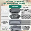2 Stk Brotkorb faltbare & waschbare Silikon Gärkörbchen Produktbild-Vorschau 4