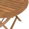 DEGAMO Gartentisch Holztisch Bistrotisch Tisch 75cm rund Produktbild-Vorschau 4