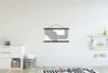 MuchoWow® Textilposter Kunst - Schwarz - Weiß 90x45 cm mit Produktbild-Vorschau 2