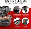 BBQ Dutch Oven Set [7L] – Eingebrannter Feuertopf aus Produktbild-Vorschau 2