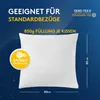 LILENO HOME Microfaser Kissen 80x80 cm PREMIUM (850g Produktbild-Vorschau 5