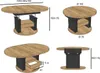 Design Couchtisch DA-999 rund 100 - 140cm ausziehbar Produktbild-Vorschau 6