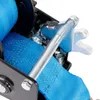 Close-up view of a blue seatbelt mechanism. Anteprima dell’immagine prodotto