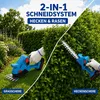 2-in-1 Kabellose Heckenschere,Elektrische Heckenschneider Produktbild-Vorschau 2