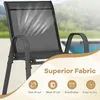 KOMFOTTEU Set da 2/4 sedie da giardino, sedie impilabili in Anteprima dell’immagine prodotto 3
