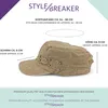 styleBREAKER berretto militare unisex in look vintage Anteprima dell’immagine prodotto 4