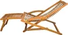 vidaXL Liegestuhl Massivholz Akazie mit Fußteil, 150 x 70 x Produktbild-Vorschau 5