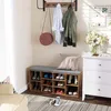 VASAGLE Schuhbank Schuhregal Schuhregal Sofa 10 Fächer mit Produktbild-Vorschau 5