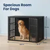 Hundekäfig Möbel, Hundebox Möbel, Mehrtür-Design, Schwarz | Produktbild-Vorschau 6