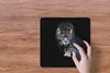 MuchoWow® Mauspad Mousepad Tiere - Schwarz - Leopard - Weiß Produktbild-Vorschau 3