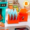 Malplay Kinderküche Spielküche mit 2 Herdplatten Produktbild-Vorschau 10