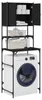 vidaXL Waschmaschinen-Schrank Schwarz 0ak 68 x 48,5 x 194 Produktbild-Vorschau 3