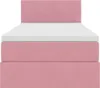 Bett mit Stauraum und LED mit Matratze Rosa 100 x 200 cm Produktbild-Vorschau 8