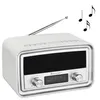 soundmaster UR190WE Radiowecker weiß Productafbeelding-voorbeeld 1