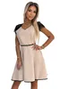 Numoco Formelle Frauenkleider Silvia beige XL Produktbild-Vorschau 7