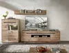 Glasvitrine >Bellano< in Viking Oak Nachbildung, MDF, Produktbild-Vorschau 9