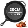 HOMELUX Gusseisenpfanne 30cm Pfanne Gusseisen Induktion Produktbild-Vorschau 1
