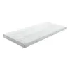 A white mattress topper is shown on a white background. Náhled obrázku produktu