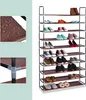 Relaxdays Schuhregal Stoff, HBT: 175,5x100x29 cm, für 50 Produktbild-Vorschau 6