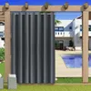 4 kusy venkovní záclony V 213 x Š 254 cm Blackout Curtain Náhled obrázku produktu 9
