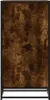 vidaXL Portascarpe in rovere affumicato 48x38x97,5 cm Anteprima dell’immagine prodotto 4