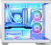 MODECOM VOLCANO PANORAMA NF Weiß PC Gehäuse ATX Midi Tower Produktbild-Vorschau 4